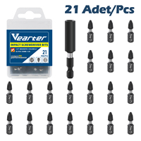 Vearter Impact S2 PH2 Screwdriver Drill Driver Bits Set With Magnetic Bit Holder Compatible with Dewalt Milwaukee Bosch Makita