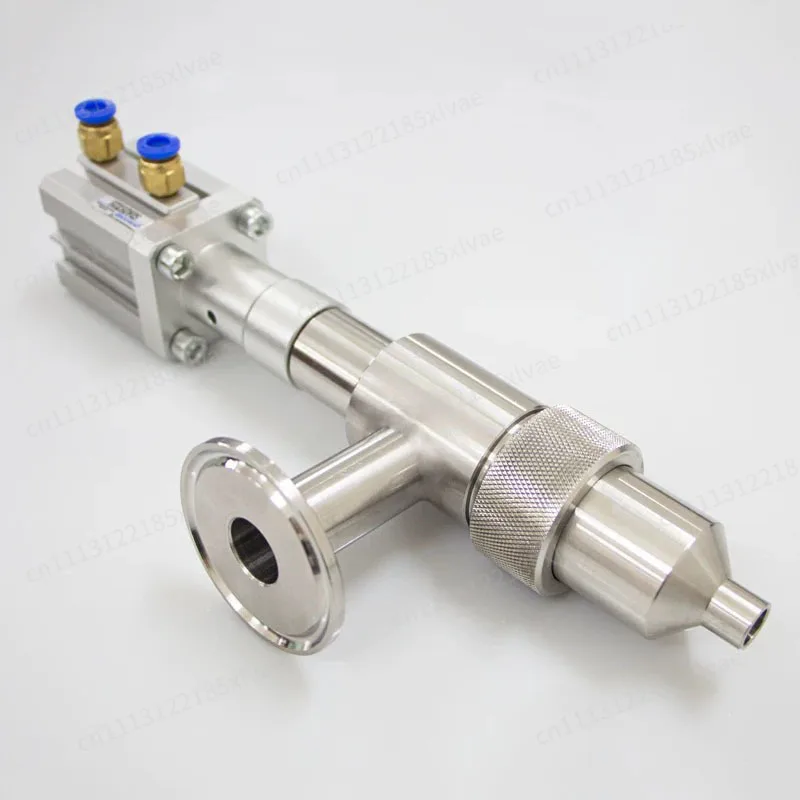 304 stainless steel anti drip filling head chuck straight head pneumatic filling machine discharge nozzle accessories