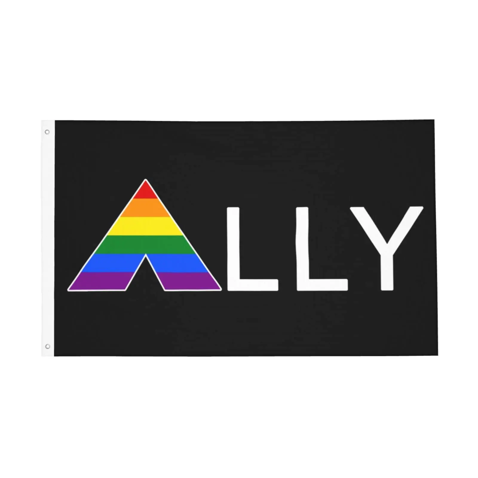 Flagnshow 100% Polyester LGBT Ally Flag Pride