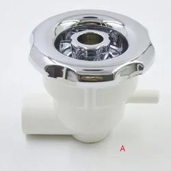 3.5 Inch Massage Tub Nozzle, 88mm Plastic Chrome Plating, Massage Spa Hot Tub Jet