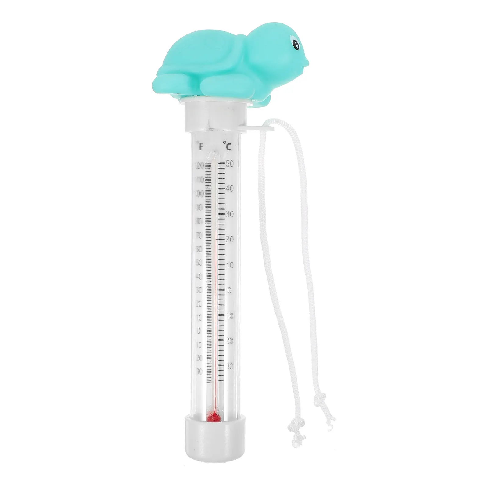 

Floating Pool Water Thermometer Cute Small Size Rope Attached Fast Temperature Read for Swimming Pools Spas Hot Tubs Ponds Bath