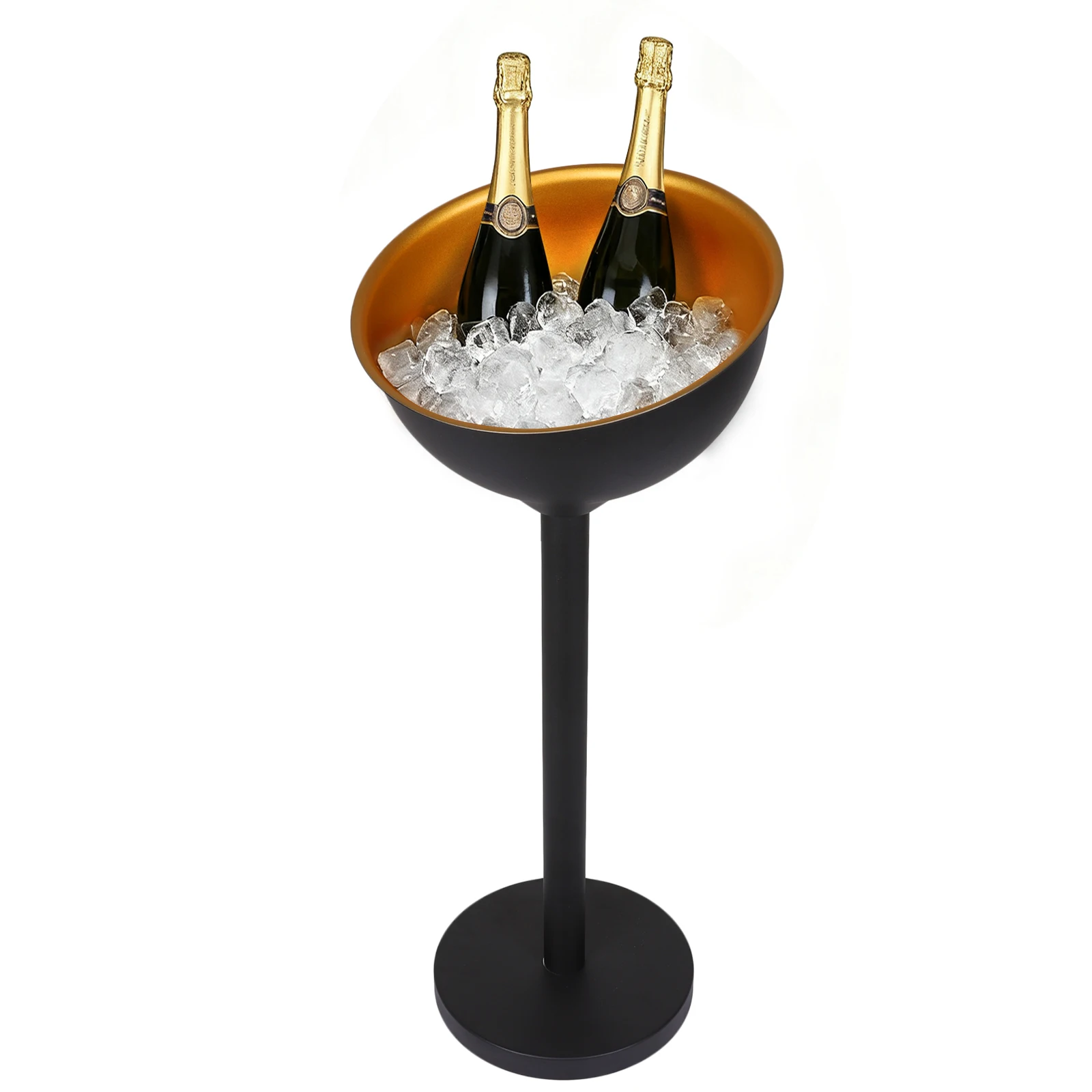 

Ведерко для льда с подставкой из нержавеющей стали, ведерко для шампанского и вина, ведерко для шампанского для KTV и ресторанов