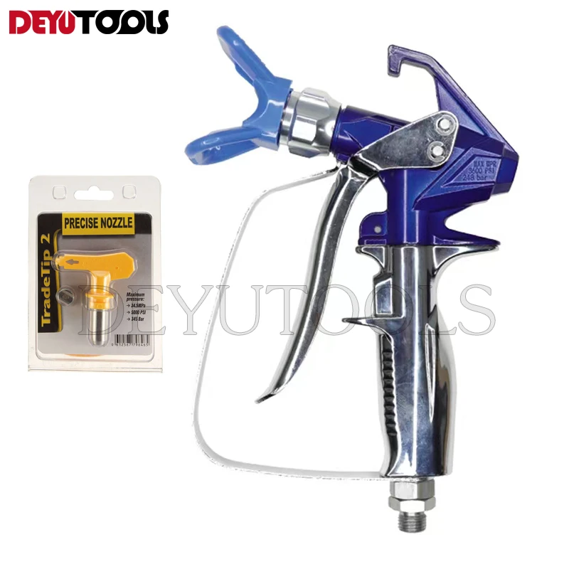 Professional Airless Spray Gun With 517 Spray Tip Airless Spraying Machine For TItan Wagner Paint Sprayers