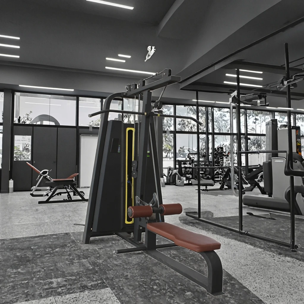 High Quality Steel Fitness Equipment Hot Selling Double Function Gym Lat Pull Down/Low Row Factory Price for Leg Workoutpromote
