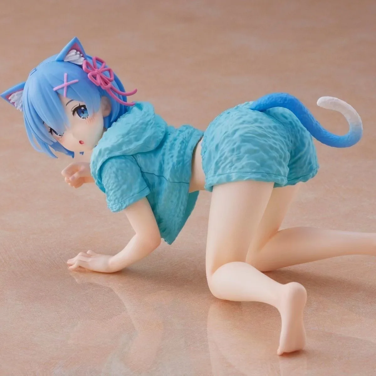 

Anime Ram Rem q-version kawaii Action Figure Car ornaments PVC Model Statue Toys Doll Desk Decor Collectible Gifts