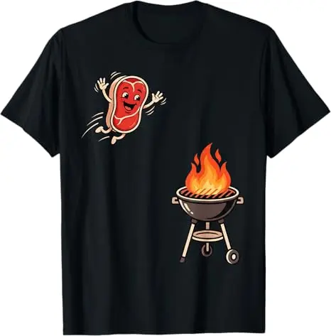 George Washington Glizzy USA Lustiges Hotdog-T-Shirt zum 4. Juli Y2k Humor BBQ Steak Hot Dog Würstchen Grafik-Bekleidung Grill-Comic – Detail 12