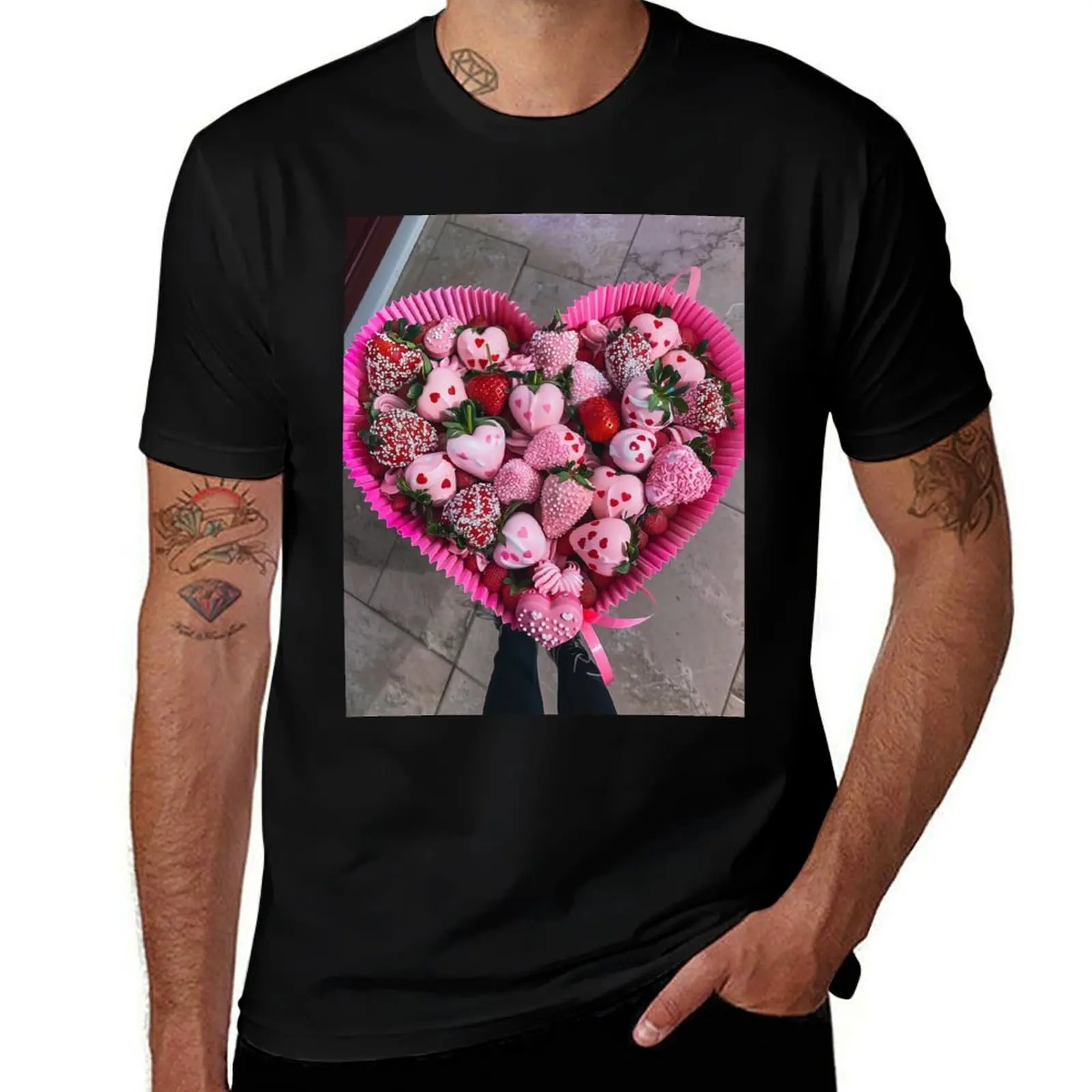 

Heart-shaped Chocolate Box T-Shirt tees baggy shirts summer top shirts graphic tees mens funny t shirts