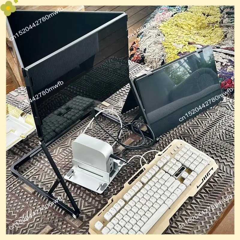 

LDHL Aluminum Alloy Base For Mac Mini M4 Pro Anti Slip Computer Multifunction Bracket Cooling Base
