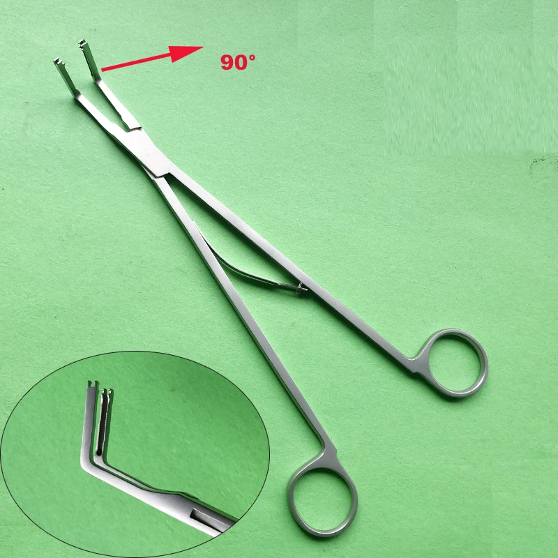 Open Surgery Hemolok Clip Applicator Medical Polymer Clips Applier Surgical Ligating Clip Applicator