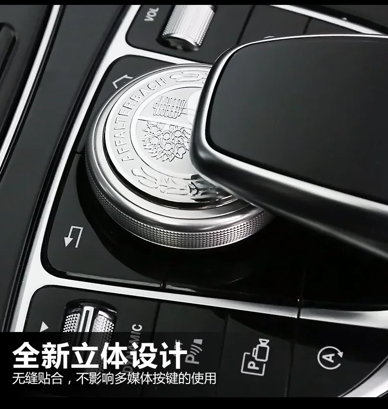 1pc 3D AMG Badge Engine Car Start Stop Button Cover Emblem Sticker for Benz GLA CLA GLE W176 W246 W166 C117 X156 R172 W212 W205