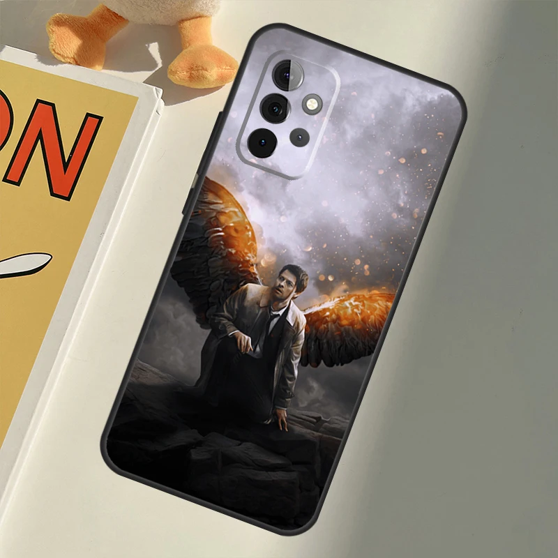 Supernatural Castiel Angel Case For Samsung Galaxy A14 A24 A34 A54 A12 A22 A32 A52 A72 A51 A71 A13 A33 A53 A73 Coque