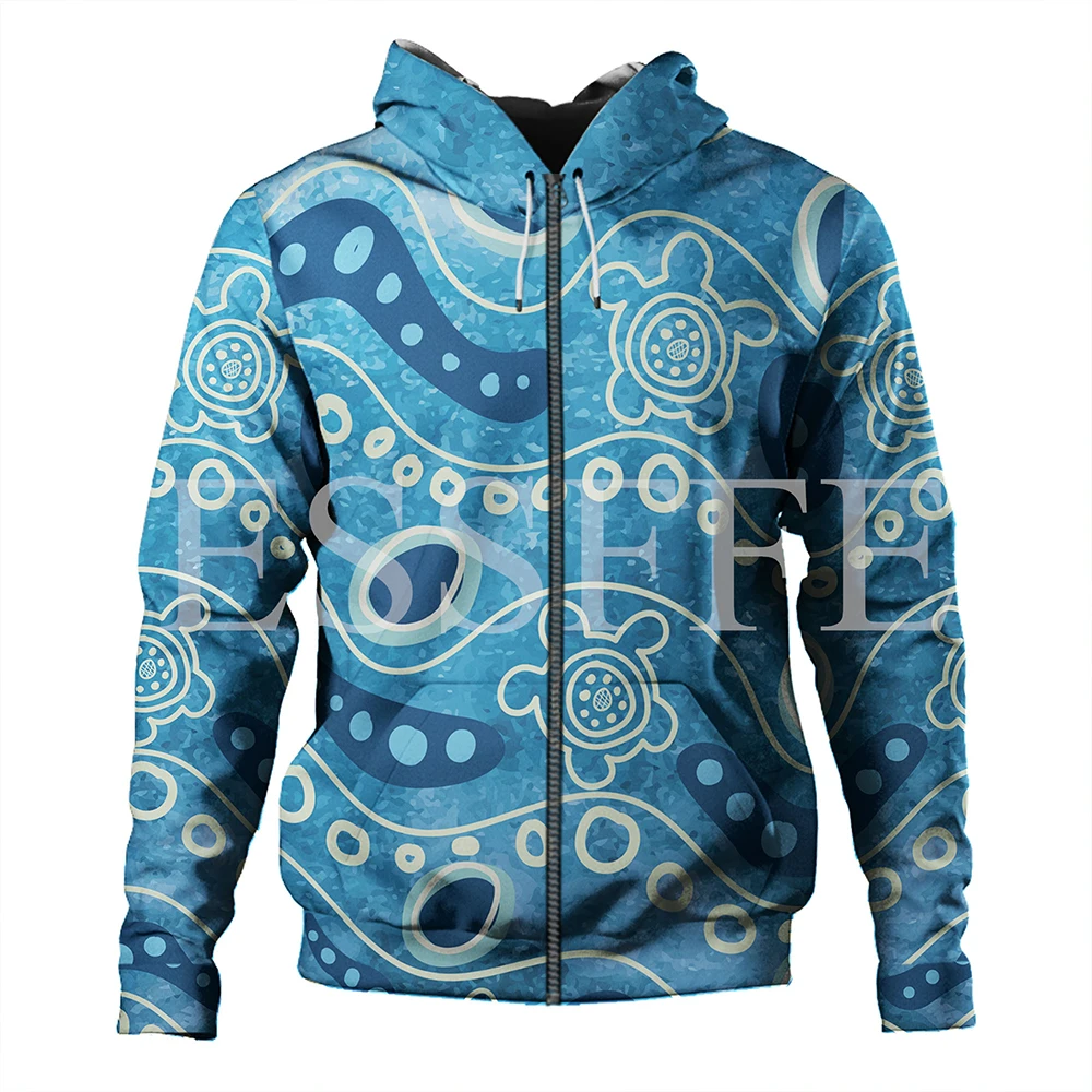 Custom Name Indigenous Australia Aborigine Culture Tribe Tattoo Vintage Retro 3DPrint Pullover Harajuku Jacket Casual Hoodies 29