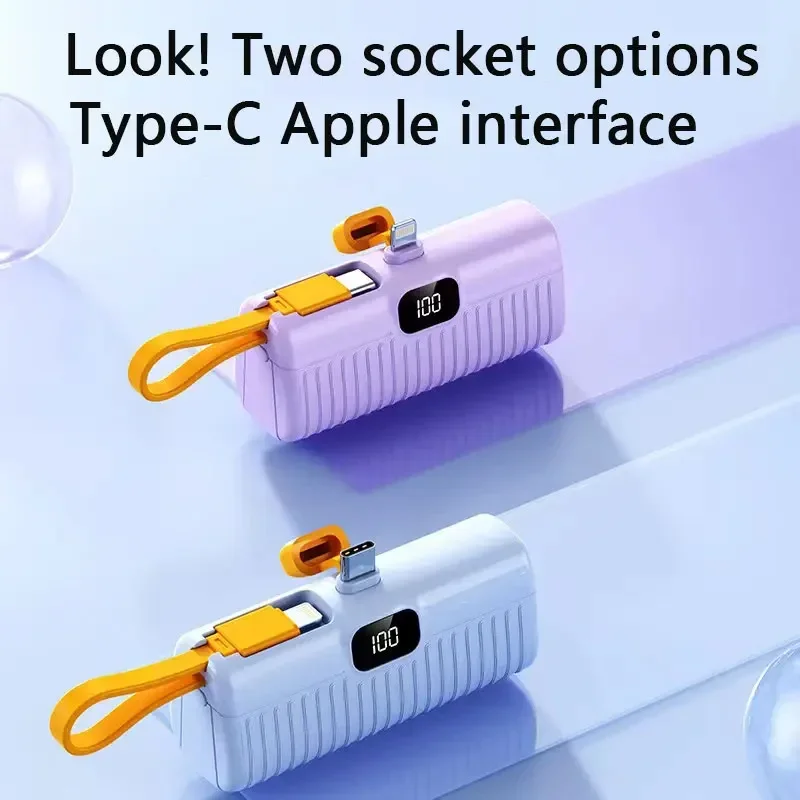 30000mAh Mini Wireless Power Bank High Capacity Fast Charging Mobile Power Supply Emergency External Battery For iPhone Type-c