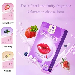 Latex Ultra-thin Oral Mask Ear Hanging Mouth Hazy Fruity Flavor BDSM Prostate Stimulation Couple Flirting Adult Sex Toys