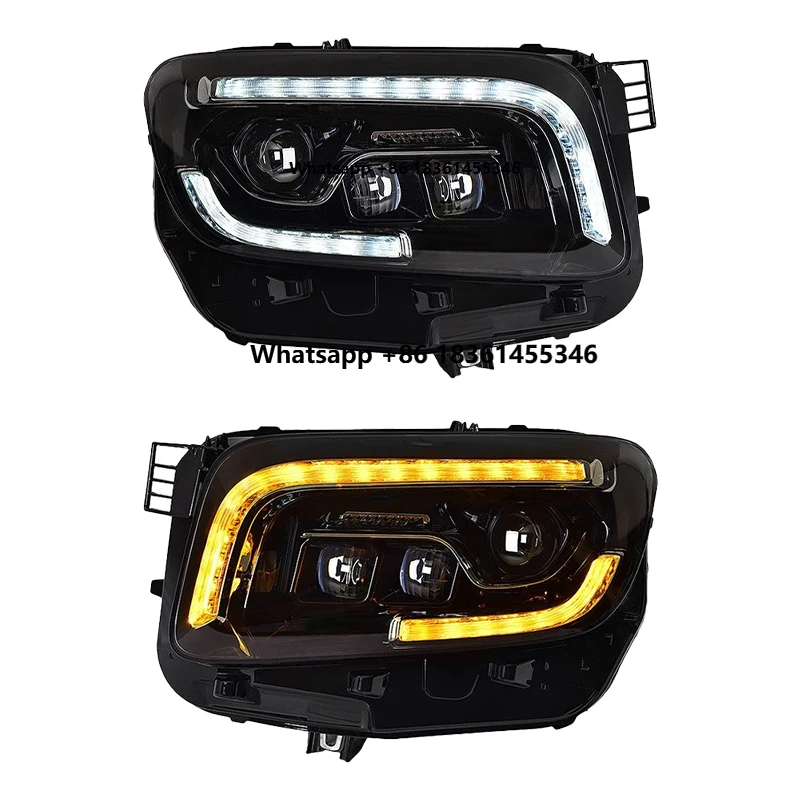 

Передние фары для GLB 180 200 2020-2022: Обновленные светодиодные проекторы, автомобильные аксессуары