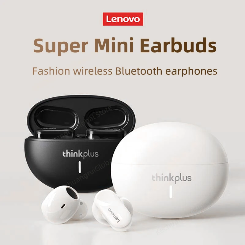 Original Lenovo LP19 Wireless Bluetooth 5.1 Earphones TWS Mini Sports Earbuds HiFi Stereo Headphones Noise Reduction Headset New