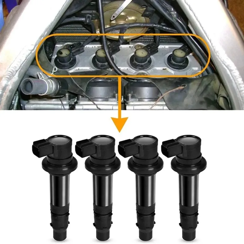 

4 шт. катушка зажигания F6T558 F6T560 для Yamaha YZF R1 R6 R6S VMX V Max 2002-2017 5VY-82310-00-00 5VY823100000
