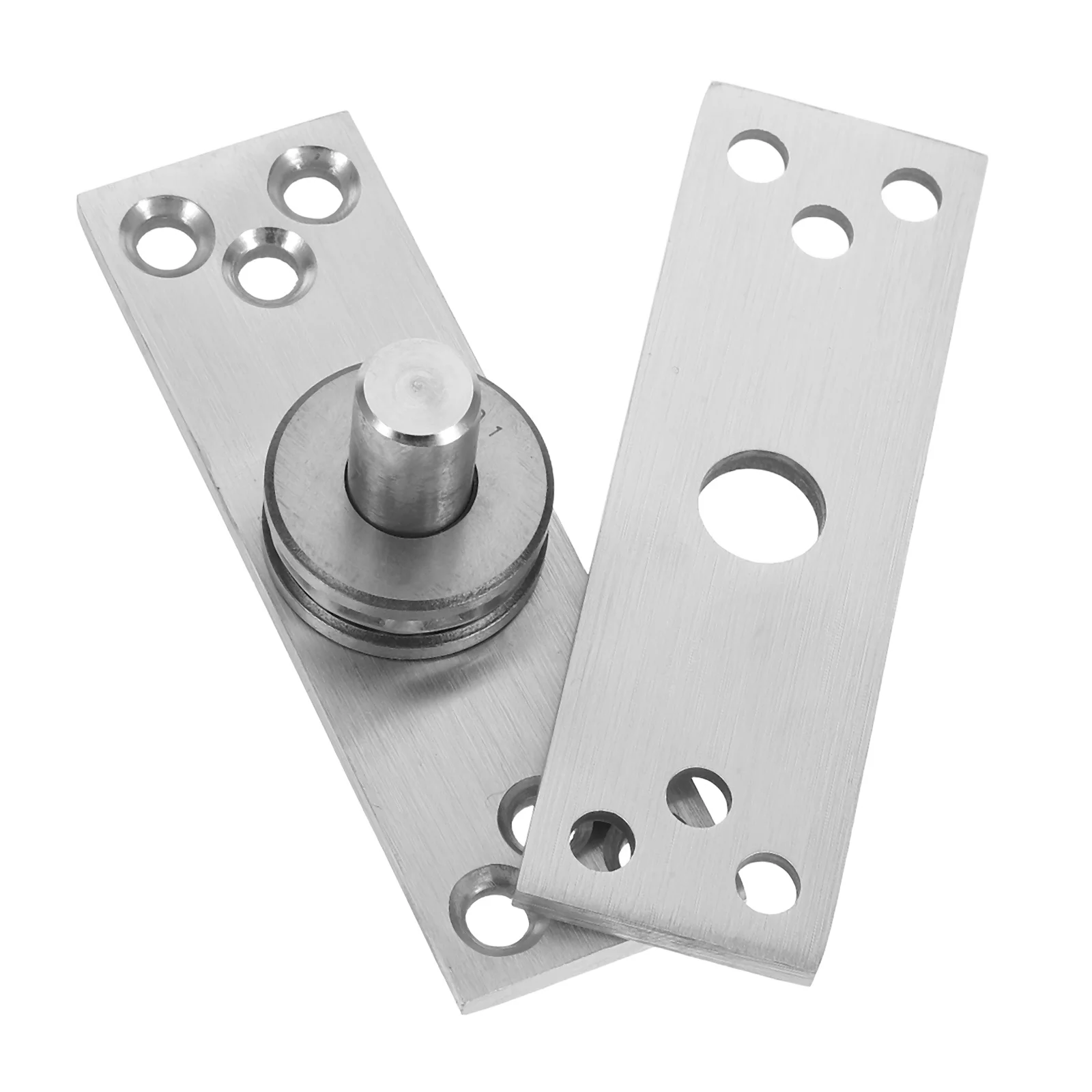 

1 set 1 Set Stainless Steel 360 Degree Invisible Pivot Heavy Duty For Wood Doors Cabinets Wardrobes Bookshelves Hidden Hinge