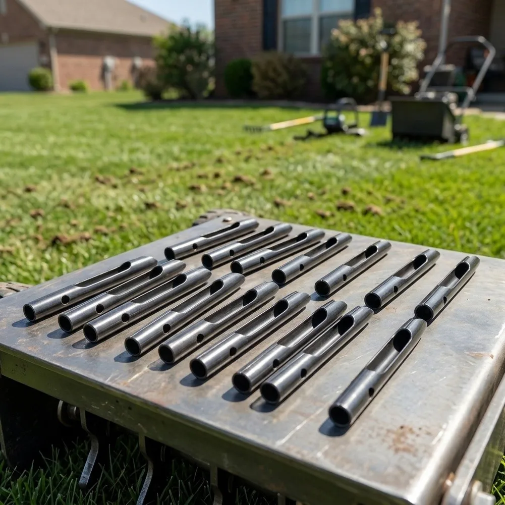12Pack Thickened Lawn Aerator Tines High Strength Turf Aeration Spikes Designed For 522361 121-4894 424 530A Yard Aerator Kit