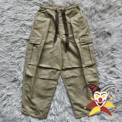 Kapital Kountry Pants Men Women Army Green Camouflage Cargo Pants Elastic Drawstring Casual Trousers