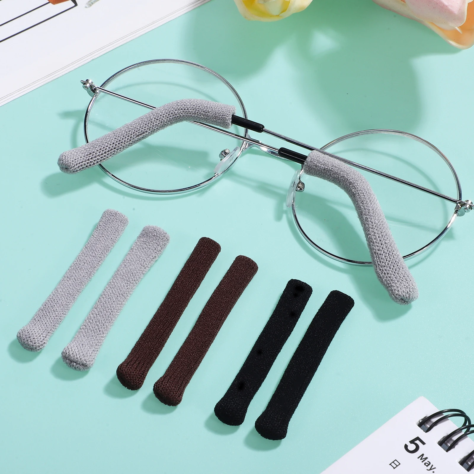 

Glasses Holders Spectacle Temples Arm Sleeve Tip Sleeves Replace Eyeglasses Grippers