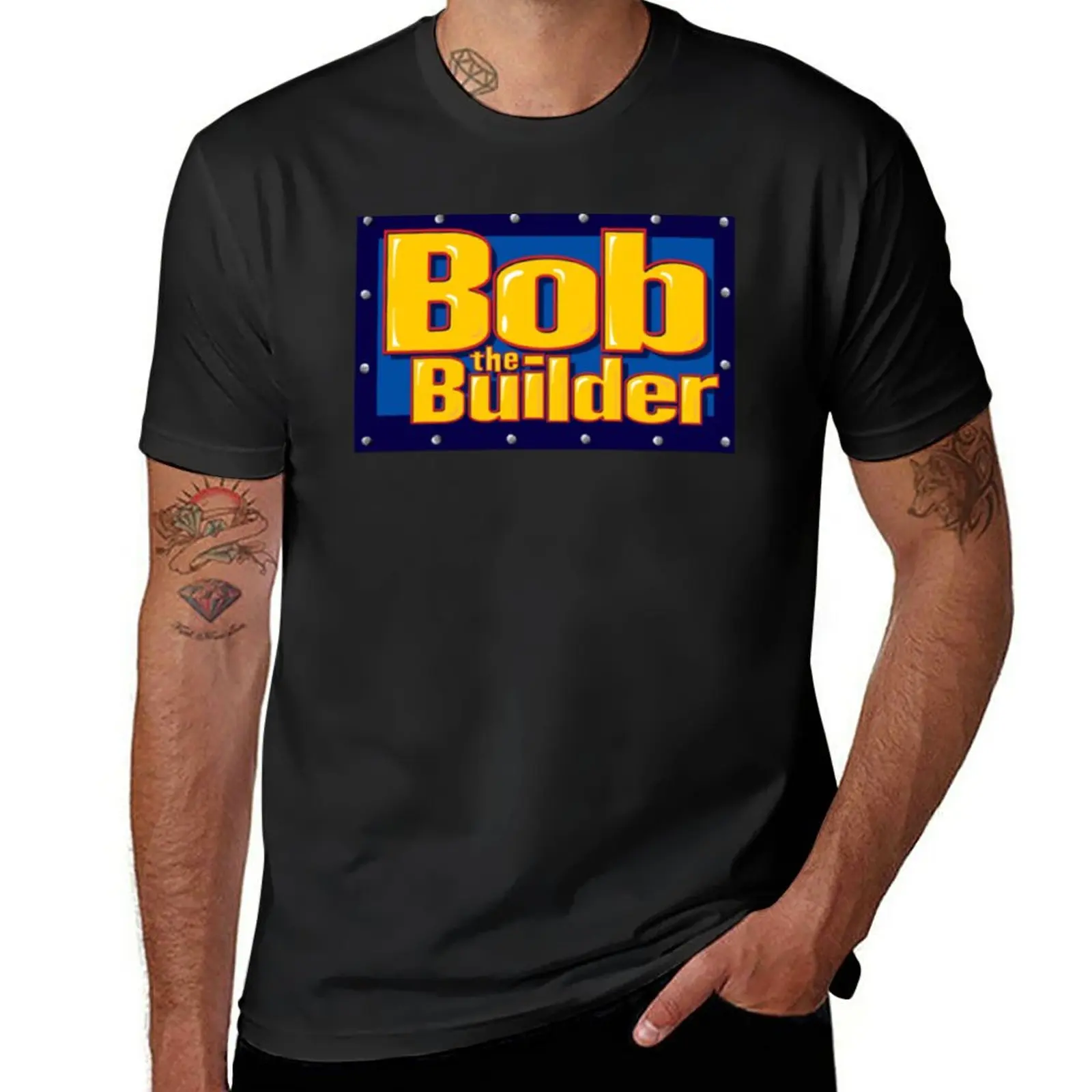 

New Best Top Famous Bob The Builder T-Shirt funny t shirts Blouse aesthetic clothes mens graphic t-shirts anime