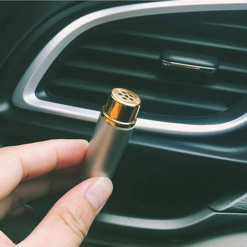 2 stücke 10 farben Metall Nasen Inhalatoren für Ätherische Öle Aromatherapie Leere Aluminium Rohre mit Ersatz Docht für reise parfüm