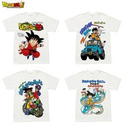 Dragon Ball Son Goku T Shirt estate Oversize maniche corte Kawaii Top Tee O Neck Hip Hop Streetwear magliette Harajuku abbigliamento