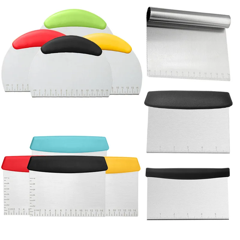 Нож для резки из нержавеющей стали, нож для резки муки, раскатки сахарного теста, инструмент для выпечки