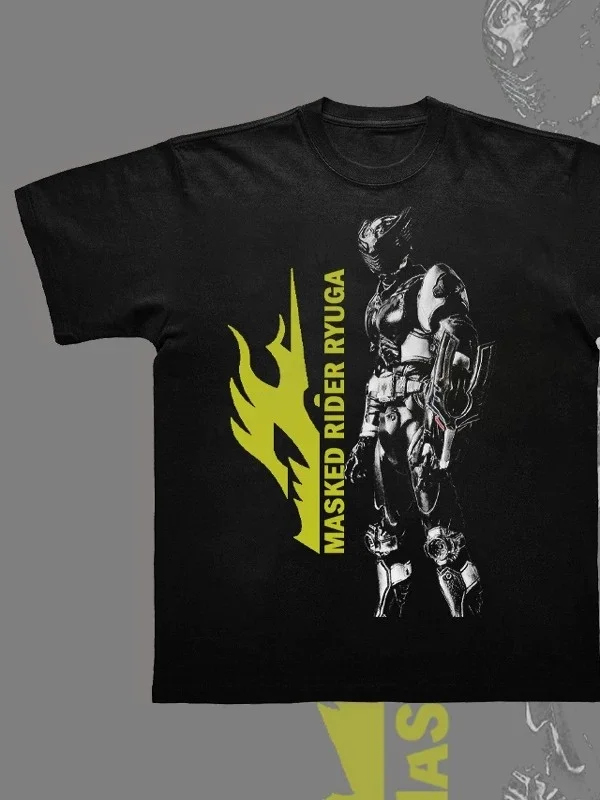 Kamen  Ryuga Vintage Rider Graphic T-Shirt Cotton Men Women Streetwear Tee