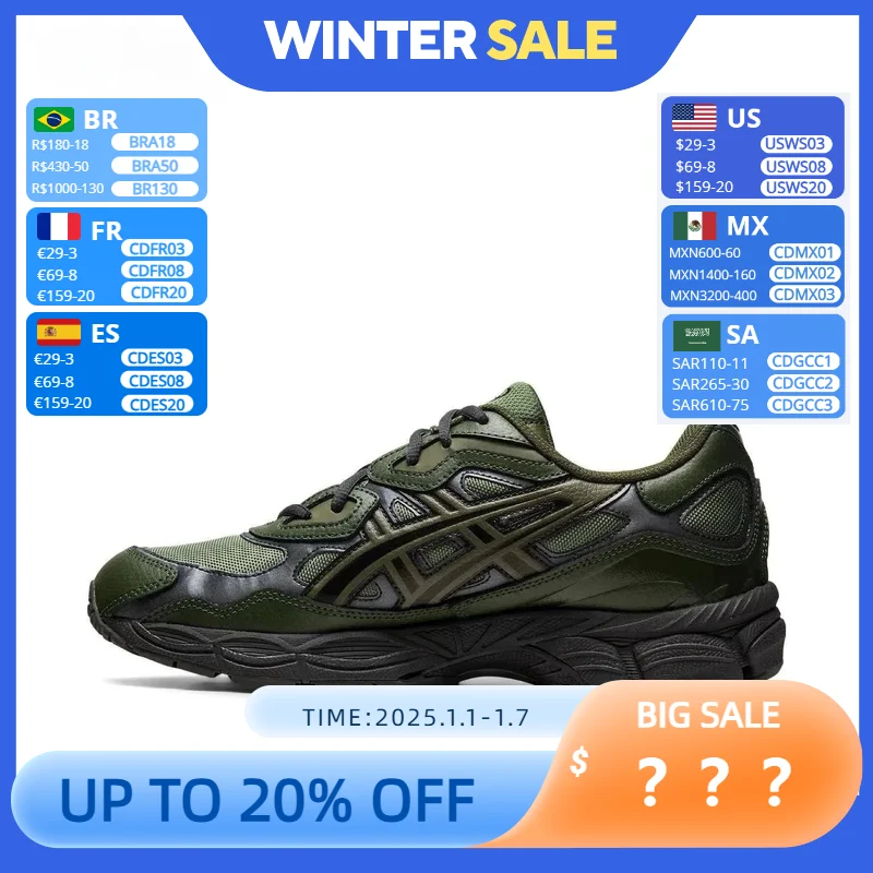 Asics Gel-NYC Men and Women Running Shoes Sneakers Breathable and lightweight running Shoes