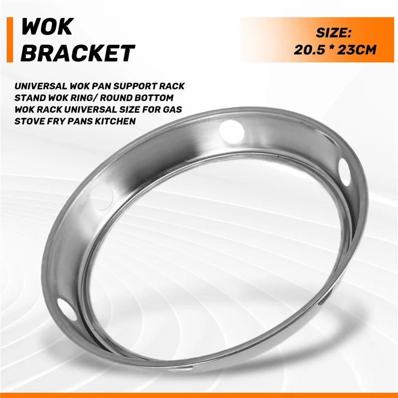 ABXF-универсальная стойка для сковороды вок, подставка для кольца вока/стойка с круглым дном, универсальный размер для газовой плиты, сковороды, кухни