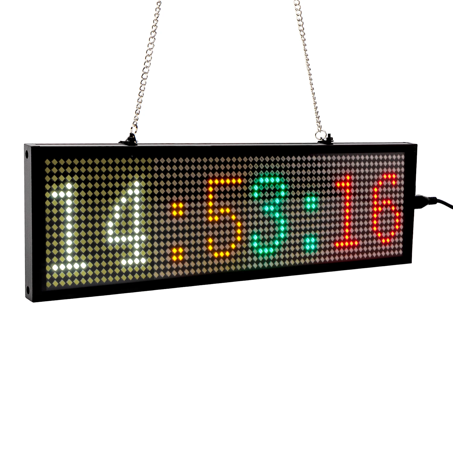 P5 34cm SMD RGB LED Screen Wifi Rolagem Tela de exibição para publicidade Retângulo Placa de sinal Loja Neon Open Sign Board