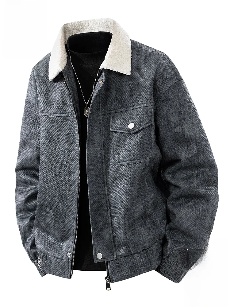 

Куртка Paul Frank M Lamb с вельветовым воротником в стиле пэчворк, повседневная осенняя верхняя одежда на молнии, с длинными рукавами, молодежная модная, из полиэстера