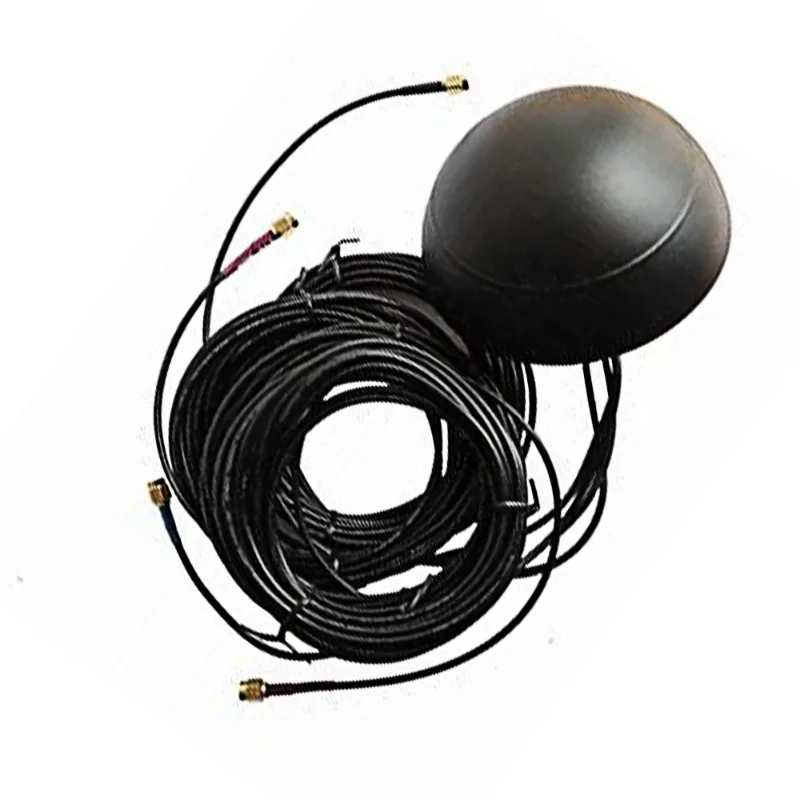 5-In-1 Mobile/4G GPS Antenna 50 28dBi IP67 Low Profile Permanent Mounted Antenna for Fleet Management