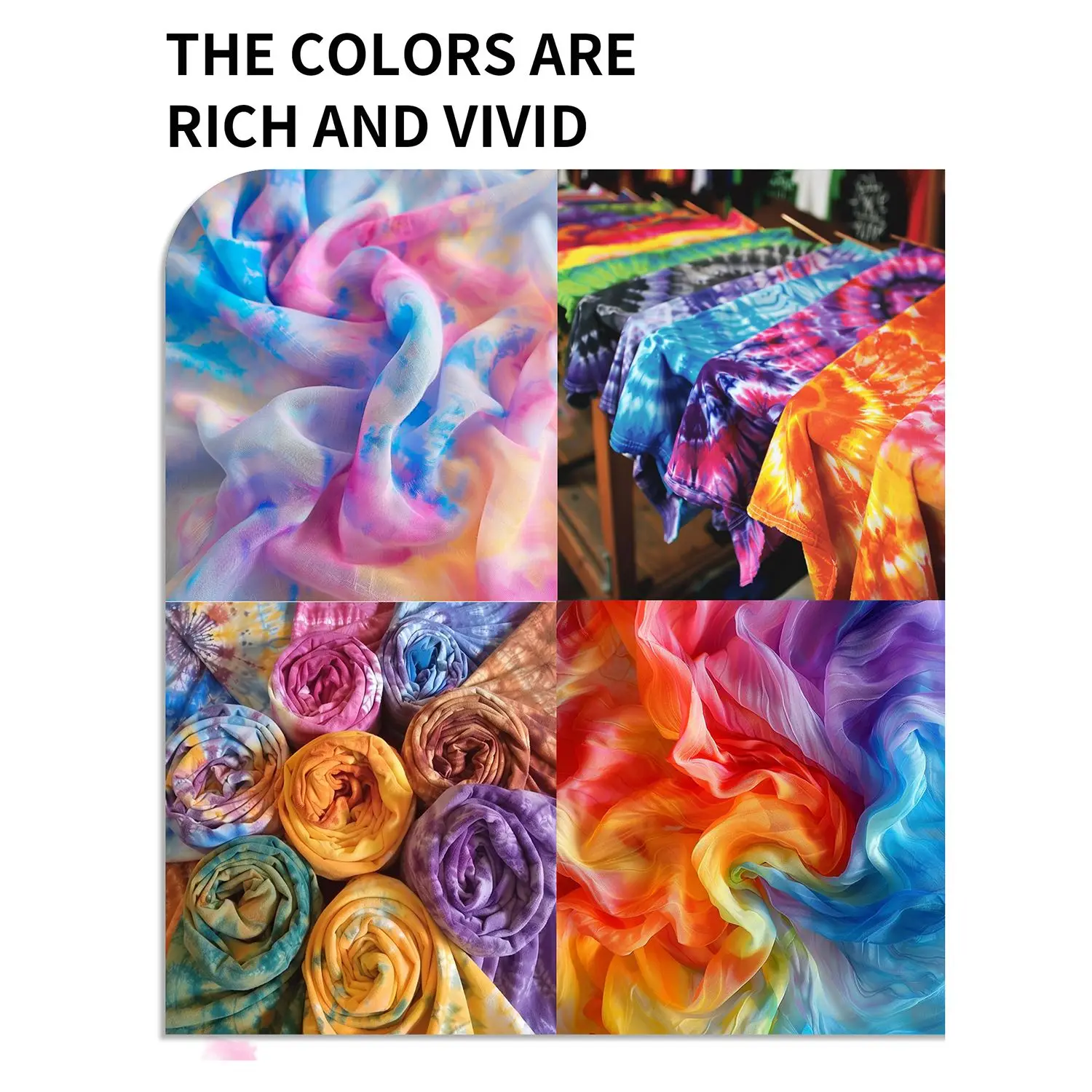 6Colors/Set 10g Fabric Tie Dye Powder Old Clothing Refurbished Pigments Color Change Free For Cotton Nylon Clothes Tie Dyeing - view 4
