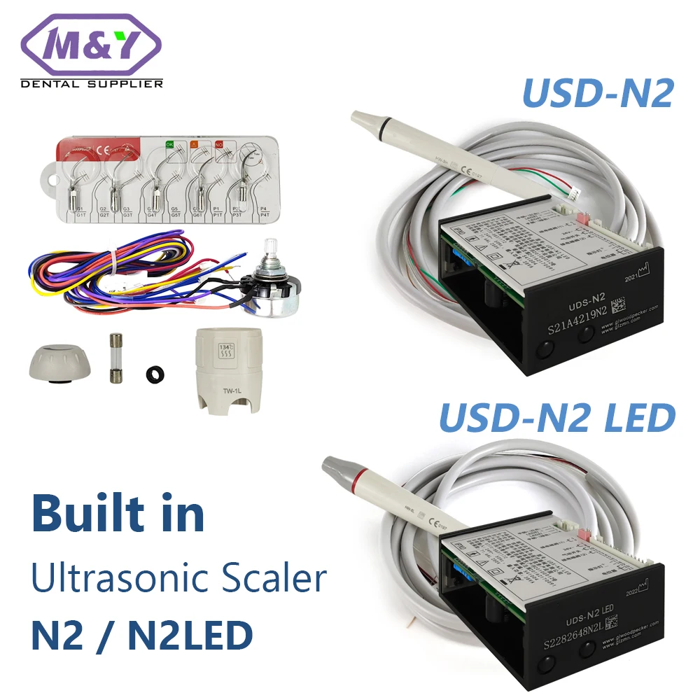 

Dental Ultrasonic Scaler build in scaler Ultrasonic Piezon Scaling N2/N2LED kits Fit UDS oral cleaning whitening dentistry tools