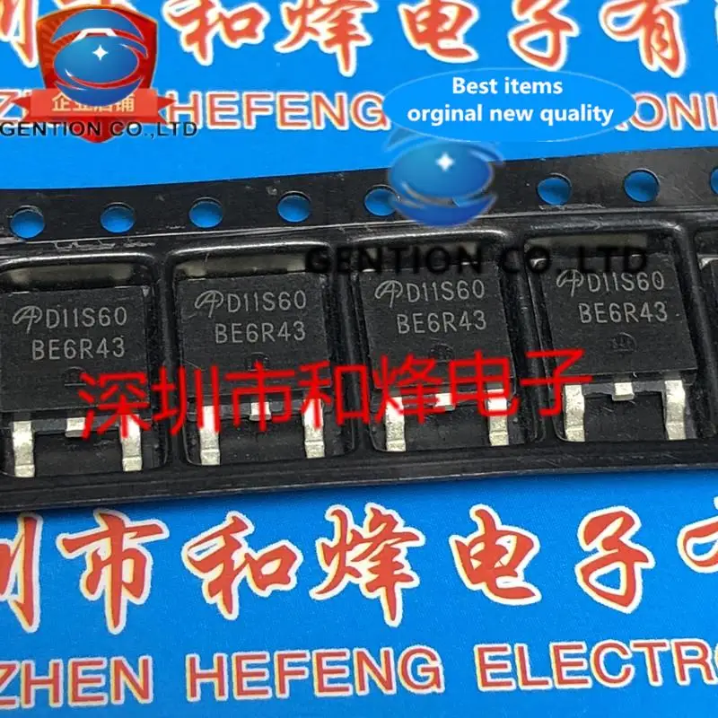 

10PCS D11S60 AOD11S60 TO-252 600V 11A in stock 100% new and original