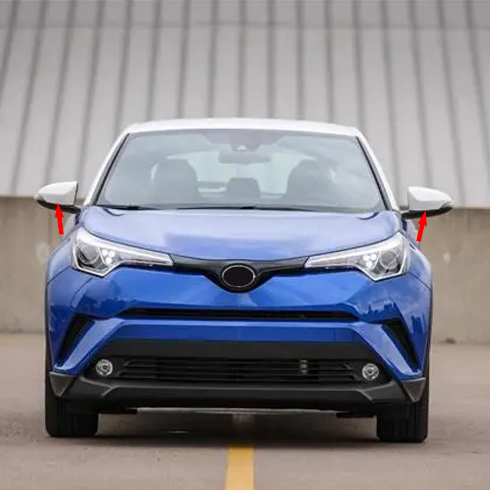 Capa de Acabamento para Retrovisor Lateral Toyota C-HR CHR 2016-2025 em Fibra de Carbono - Acessórios para Capas de Espelhos Laterais de Carro