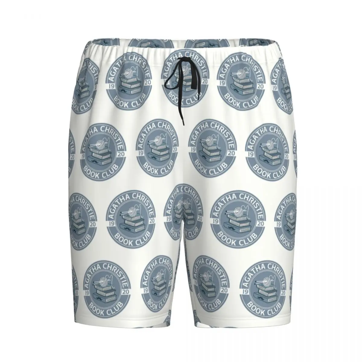 

Мужские шорты для книжного клуба в стиле Агаты Кристи, пижамные штаны, домашние брюки для сна и отдыха