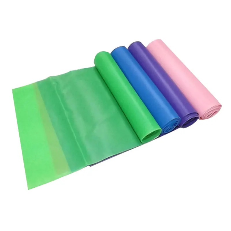 

Factory Wholesale 1.5m Thickened TPE Flat Resistance Bands for Pilates Yoga Training Exercise Bands for Balance Fitnesspromote s