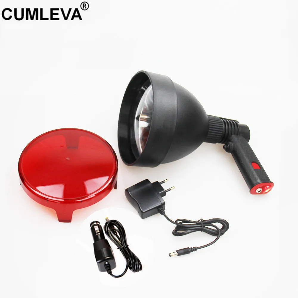 USA Imported Luminus SST-40 25W LED Hunting Spotlight 2500LM LED Portable Spotlight Rechargeable Lightweight LED Hunting Lamp