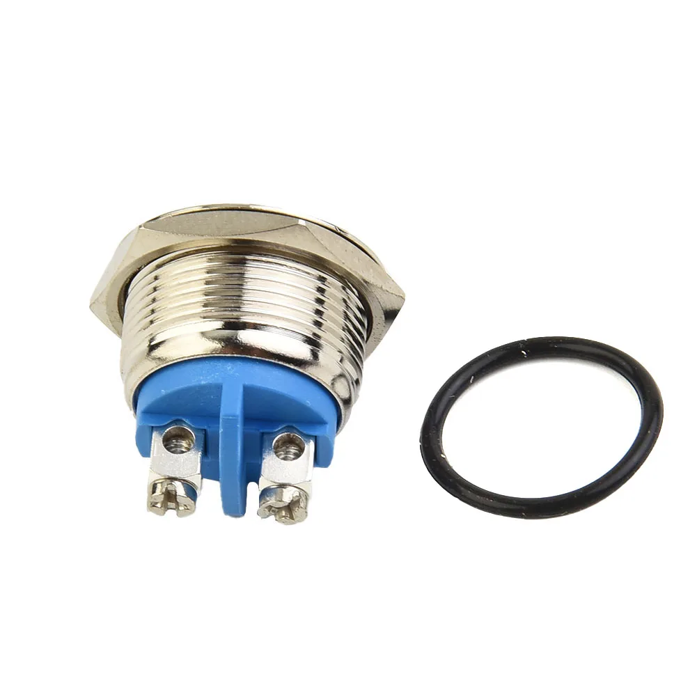 Reliable Tools Button Switch Starter -20 To 55℃ 19mm 30A/12V DC Boat Horn Momentary Push Button Stainless Steel