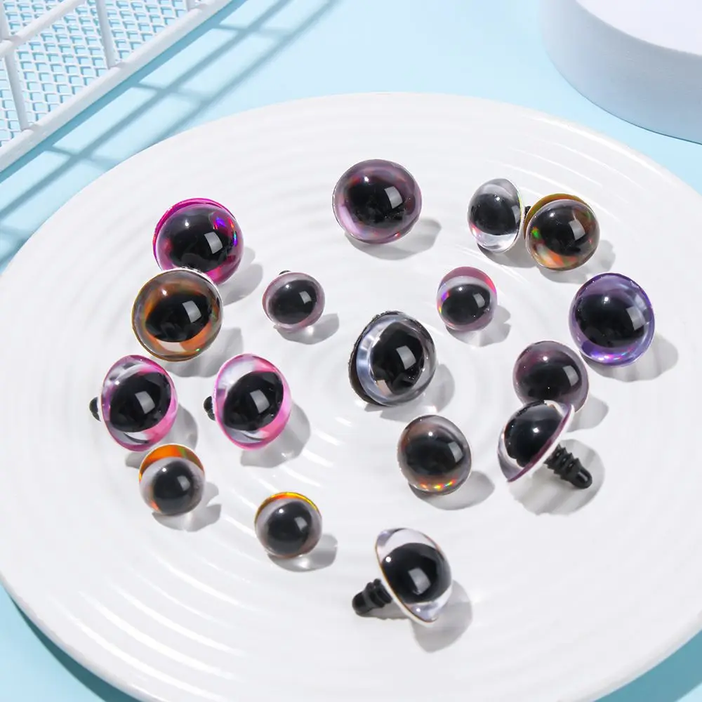 Ojos de seguridad con purpurina para peluche – 12mm a 18mm - imagen 5