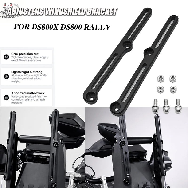 For VOGE DS800X Rally DS800X 800DSX Adjusters Windshield Bracket Adjustable Windshield Bracket Screen Holder