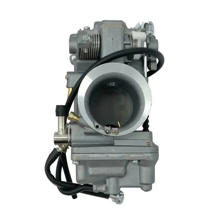 Mkuni HSR42 45 48mm HSRイージーキットキャブレター、Evo & Twin Cam TM42-6 42-18 4T用オートバイキャブレター