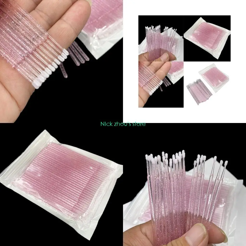 

E15E Bulk 100 Cotton Swabs Multi Purpose Art Supplies for Resin Creations and Detailing