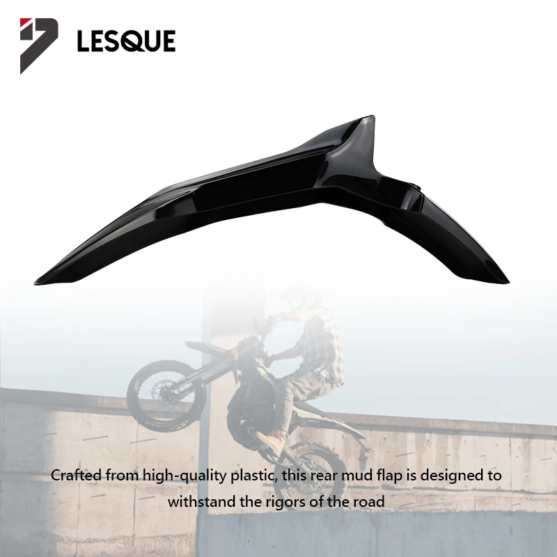 LESQUE Pit Dirt Bike Front Mudguard Water Plate Plastic Mud Guard Black Original For Surron Ultra Bee Electric Bikes Sur-ron