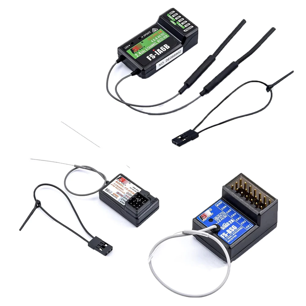 

FS iA6 iA6B iA10B RX2A FS-GR3E Fli14 X6B A8S R6B Receiver Radio Controller for FLYSKY I6 I6X I6S RC FPV Drone Airplane