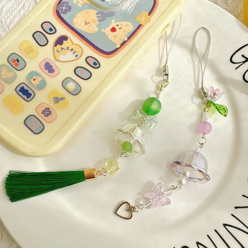 

Acrylic Wind Chime Mobile Phone Chain Phone Charm Butterfly Love Butterfly Love Phone Lanyard Bead Chain Ins